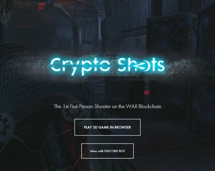 Crypto Shots NFT | $BOOM token | Blockchain Gaming | Browser 3D game| Play-to-earn | WAX