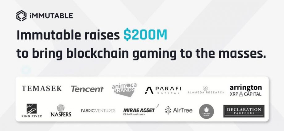 Immutable Raises $200M to Bring Blockchain Gaming to the Masses
