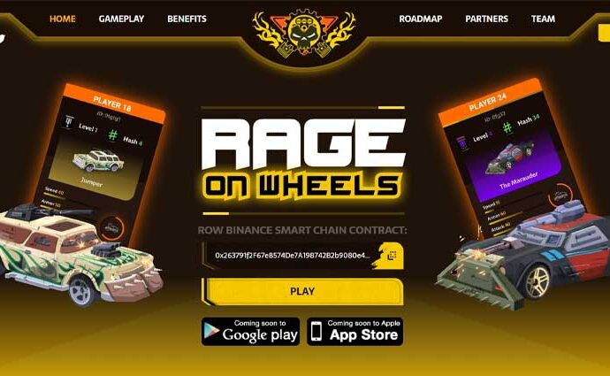 Rage on Wheels. $ROW is an #Play2Earn #metaverse game that combines the thrill of popular vehicular battle and crafting games.